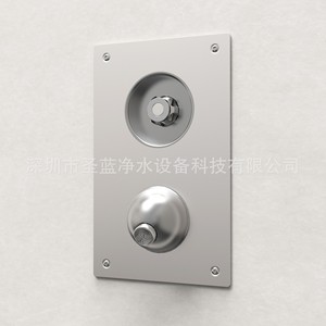 Grifo de Ducha Empotrable de Acero Inoxidable, Diseño Industrial, Duradero, para Cuartos de Interrogatorio de Prisiones - Product Image 2