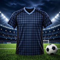 Camiseta de Fútbol Polo Sublimada con Estampado Completo, Ropa Deportiva Transpirable de Poliéster para Hombre y Jóvenes, Fabricante de Pedidos al por Mayor Personalizados