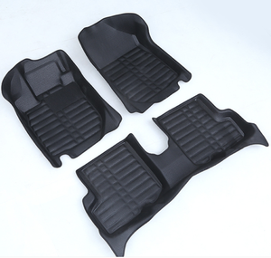Giappone Nuovo disegno Auto posteriore e anteriore Tappetino 3D Piatto Profondo Pressa a Caldo Mat Tappeto Look Nero/Beige per <span class=keywords><strong>Toyota</strong></span> <span class=keywords><strong>Yaris</strong></span> /Vios 2017 - Product Image 3