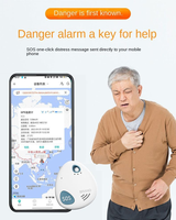 Traceur GPS intelligent pour enfants et personnes âgées avec appel SOS, audio bidirectionnel et application de localisation en temps réel
