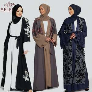 <span class=keywords><strong>Robe</strong></span> de <span class=keywords><strong>demoiselle</strong></span> <span class=keywords><strong>d</strong></span>'<span class=keywords><strong>honneur</strong></span> musulmane, nouveau Type, écharpe islamique, <span class=keywords><strong>Hijab</strong></span> pour femmes, Kaftan Abaya, collection - Product Image 5