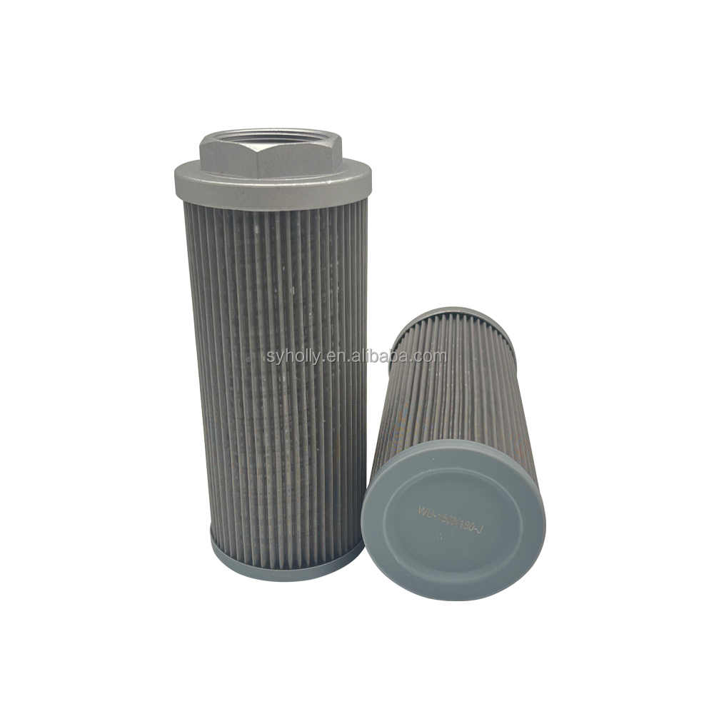 High Quality Hydraulic Suction Oil Filter Element Wu-160x180-j