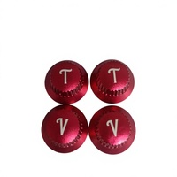 Boutons métalliques personnalisés en acier inoxydable/aluminium usinés CNC, finition anodisée, logo gravé au laser pour radio rétro