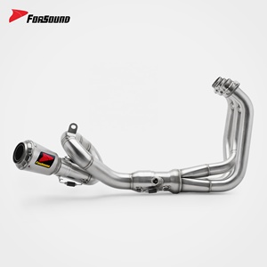 Système d'échappement complet Forsound Factory à prix de gros MT09 FZ09, style Akrapovic, silencieux court en acier inoxydable pour MotoGP, course - Product Image 2