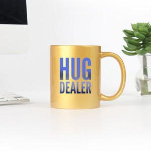 Hug Dealer <b>Gold</b> & Silver <b>Mug</b> - Product Image 1
