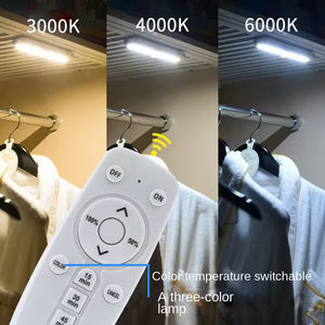 <b>Wireless</b> Remote Control Living Room Cabinet Light Brightness Adjustment Charging Waterproof Modern Chrome Finish Dimmable LED - Product Image 3