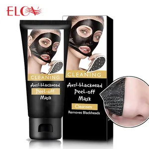 Máscara facial removedora de cabeça preta 60g, máscara de tratamentos de acne, descascamento, máscara preta de pontos pretos, cuidados com a pele