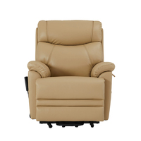 Fauteuil inclinable électrique Solan Beauty en cuir de luxe, ensemble de canapés extensibles, chaise de barbier à gravité zéro réglable en hauteur avec télécommande