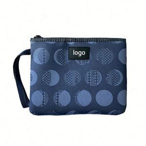 Factory Price Custom Logo Neoprene Waterproof Portable Cosmetic Bag Custom Print Stationery Pouch Pencil <b>Case</b> - Product Image 4