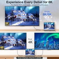 Cable USB4 Premium SYONG de 40 Gbps, PD240W, Thunderbolt 4/3, 8K60Hz, Tipo C, Carga Rápida, Cable de Transferencia de Datos Tipo C a Tipo C para iPhone