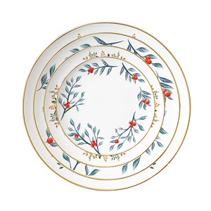 Secert Garden <b>Dinnerware</b> Sets Shanxi Ying County Ceramics Fine Bone China Royal Fine China Kitchen Plate Set - Product Image 2