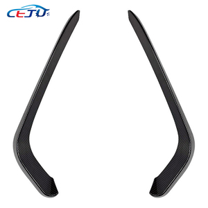 Marcos de luz antiniebla delantera ABS negro brillante, cubierta embellecedora, pegatina de carreras, rejilla para Volkswagen VW Passat B8 2016 2017 2018 <span class=keywords><strong>2019</strong></span> - Product Image 3