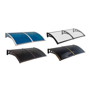 Fenêtres modernes en polycarbonate, abri contre la pluie pour fenêtre, auvent, pergola, gazebo ou pavillon, porte d'entrée - Product Image 3