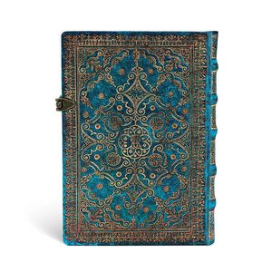 Quaderno di Alta Qualità Azure Midi con Fodera (Chiusura con Elastico) Design Personalizzato Diversi Colori Viola - Product Image 1