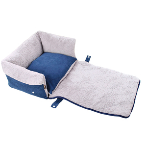 Tempat Tidur Hewan Peliharaan Mewah Lipat Sofa Tempat Tidur Katun Anjing Tempat Tidur Kucing Lembut - Product Image 3