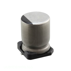 Condensateur SMD 100 µF 20 % 25 V, monté en surface, UUB1E101MNL1GS, distributeur agréé - Product Image 1