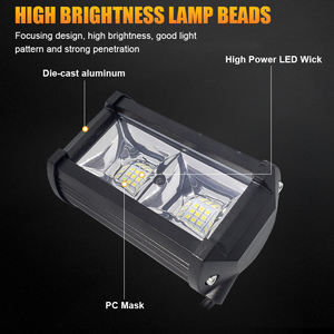 Barres lumineuses LED <span class=keywords><strong>de</strong></span> travail pour <span class=keywords><strong>toit</strong></span> <span class=keywords><strong>de</strong></span> voiture, style populaire, 9-36V, 54W-594W, IP67 - Product Image 3