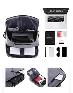 Manufacturers Wholesale Business Notebook Gifts Can Print Logo <b>Waterproof</b> Large Capacity Travel Computer Backpack Man - Product Image 6