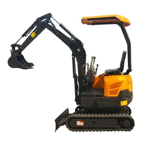 FREE SHIPPING China Cheap Small Digger Wholesale Micro Compact Mini Excavator 1.5 Ton Prices For Sale With EPA/CE/EURO 5