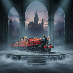 Stazione Ferroviaria Hogwarts Express Serie 5129 Pezzi, Giocattolo da Costruzione in ABS per Ragazzi - Product Image 2