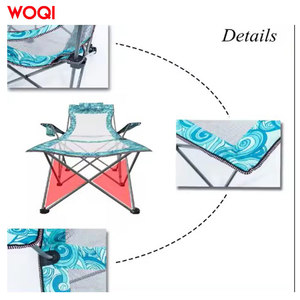 Silla de Playa Plegable Woqi, Ligera, Reclinable, Portátil, para Camping, Color Azul Lago - Product Image 2