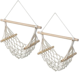 Hand-woven Cotton Rope Fruit And Vegetable Hammock Bohemian Theme Home Hanging Kitchen Storage Hanging Basket