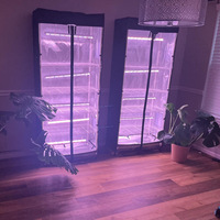 LUXINT Büyüyen Mantarlar İçin Yetiştirme Çadırı, Bitki Rafı ve 40w Tam Spektrumlu Yetiştirme Lambası Tüpü ile, 600D Oxford Kumaş, İç Mekan Ev Kullanımı İçin