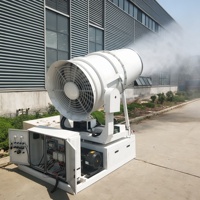 Machine de pulvérisation automatique d'eau à 50 m avec un débit de brume stable pour les applications de refroidissement industriel