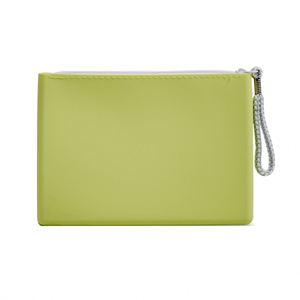 Elegant Fashionable Portable <b>Silicone</b> <b>Waterproof</b> Cosmetic Pouch Zipper Large Capacity Makeup Bag Coin Purse Travel Organizer - Product Image 5