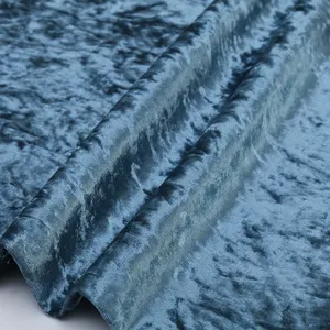 Design triturado coreano seda gelo veludo sofá de tecido estofados para vestido