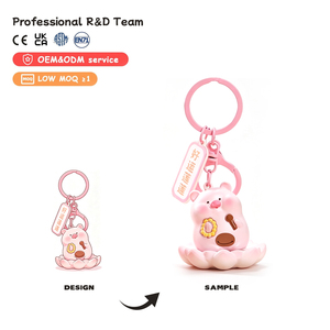 Portachiavi con simpatico maialino a forma di stella dei cartoni animati, ornamenti Zhu <span class=keywords><strong>Nan</strong></span> <span class=keywords><strong>Nan</strong></span>, portachiavi portafortuna per ragazze, decorazioni regalo per zaini - Product Image 1