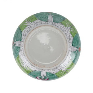 <span class=keywords><strong>Vaso</strong></span> da terra decorativo Art Déco in porcellana fatto a mano, grande, verde e bianco con motivo Bok Choy - Product Image 3