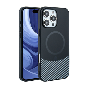 Pour <span class=keywords><strong>iPhone</strong></span> 11 à 16 pro max étui double couleur Texture en fibre de carbone Tpu + pc + matériau acrylique Fundas Para Celular étui de téléphone portable - Product Image 5