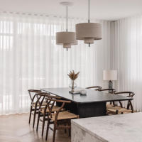 Cortinas de Tul de Diseño Moderno Personalizables, Cenefas de Tul de Estilo Moderno Personalizables