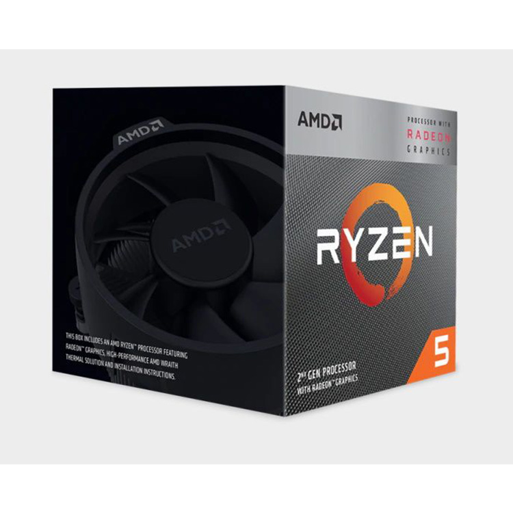 AMD Ryzen 5 4600G AM4ソケット使用済みデスクトップコンピュータ
