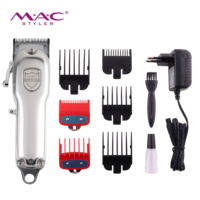 Tondeuse à Cheveux Professionnelle Rechargeable, Tondeuse à Barbe Électrique pour Homme, Lame Titane Céramique, Faible Bruit, Machine de Barbier