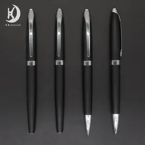 Wholesale Personalize Promotion Business Gift Pen High Quality Black Custom Engraving Metal Ballpoint Pen