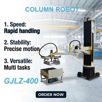 Le robot de palettisation à colonne autonome palettise les besoins en palettes pour sacs, cartons, barils et autres produits.