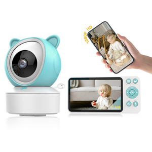 Tuya กล้องนิรภัยอัจฉริยะ1080P HD เบบี้มอนิเตอร์5 ''720P จอแสดงผล Wi-Fi เชื่อมต่อแพน-Fi กล้อง4X มองภาพกลางคืนกล้องพี่เลี้ยง - Product Image 1