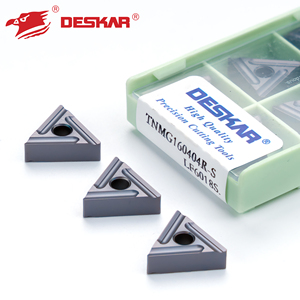 Dao tiện CNC DESKAR TNMG160404L-S 160408R-S LF6018S, lưỡi dao cacbua sắc bén dùng cho gia công cắt OEM - Product Image 1