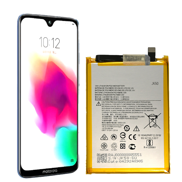 Original Capacity Replacement Lithium-ion Battery JK50 for Motorola Moto G7 G7 Power Phone Battery 5000mAh 3.8V