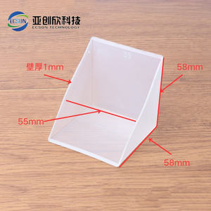 Protecteur d'angle Anti-Collision en verre trempé en plastique Transparent Protecteur à angle droit Cadre photo Angle de protection des artefacts - Product Image 4