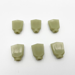 Venta al por mayor de fábrica: Juego de 6 perillas de afinación de guitarra de plástico verde imitación jade para guitarra acústica, clásica y eléctrica - Product Image 1