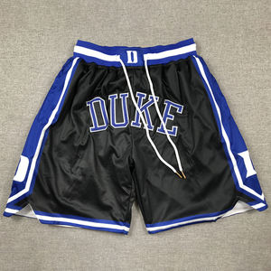2024-2025 Hoge Kwaliteit Groothandel Geborduurde Ademend Mesh Snel Droogende Basketbalshorts Just Don Sportbroeken - Product Image 5