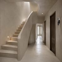 Microciment, revêtement en béton décoratif, imperméable, sans joint, pour murs et sols, finition lisse, salon, cuisine, chambre, salle de bain