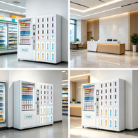 Armoires de rangement à usage public, casier intelligent, distributeur automatique, armoire de vente au détail sans restriction de temps ni de localisation avec fonction de stockage sécurisée