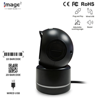 Escáner de Códigos de Barras Omnidireccional 2D T780, Lector de Códigos QR 1D/2D PDF417, USB de Escritorio con Detección Automática para Supermercados y Tiendas, Garantía de 1 Año