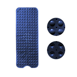 Offre Spéciale Extra Long antidérapant PVC tapis de bain bonne qualité noir tapis de salle de bain doux léger tapis de douche pour sol de salle de bain - Product Image 2