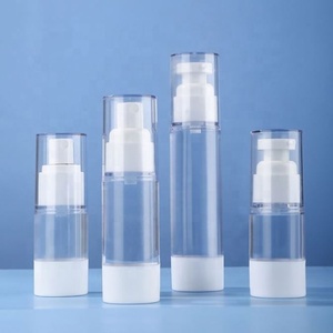 Umetass 5ml-50ml <b>Mini</b> Refillable Airless Pump Bottle With Snap Head Plastic Cosmetics Cream Lotion Vacuum Bottle - Product Image 6