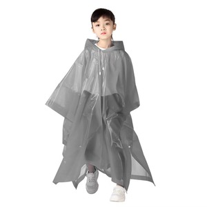 Chubasquero reutilizable, ponchos de lluvia de EVA, impermeables y gruesos, para adultos, hombres, mujeres y niños, impermeable de una pieza para senderismo al aire libre. - Product Image 6